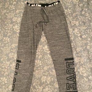 “Love” joggers